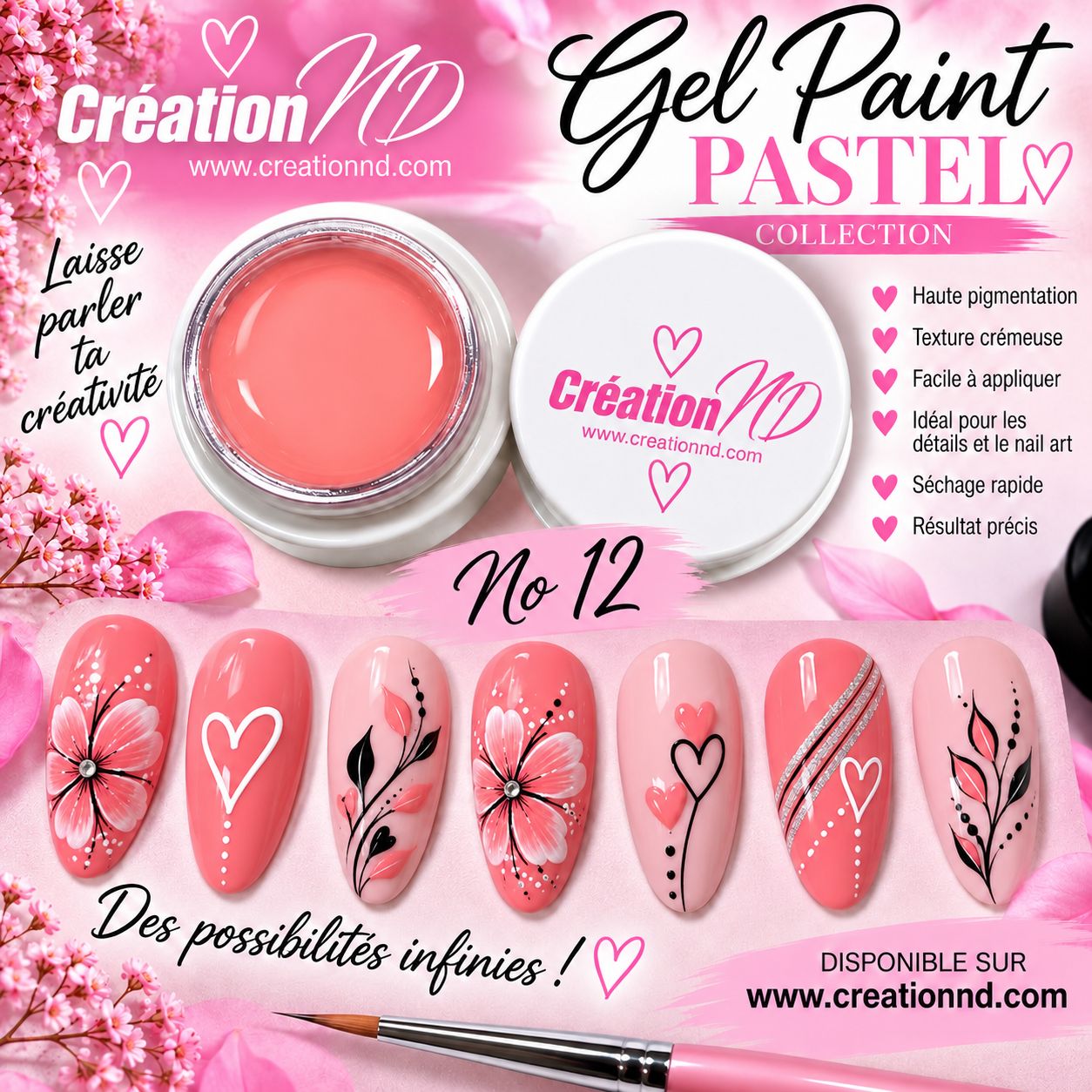 Gel Paint Collection PASTEL 12