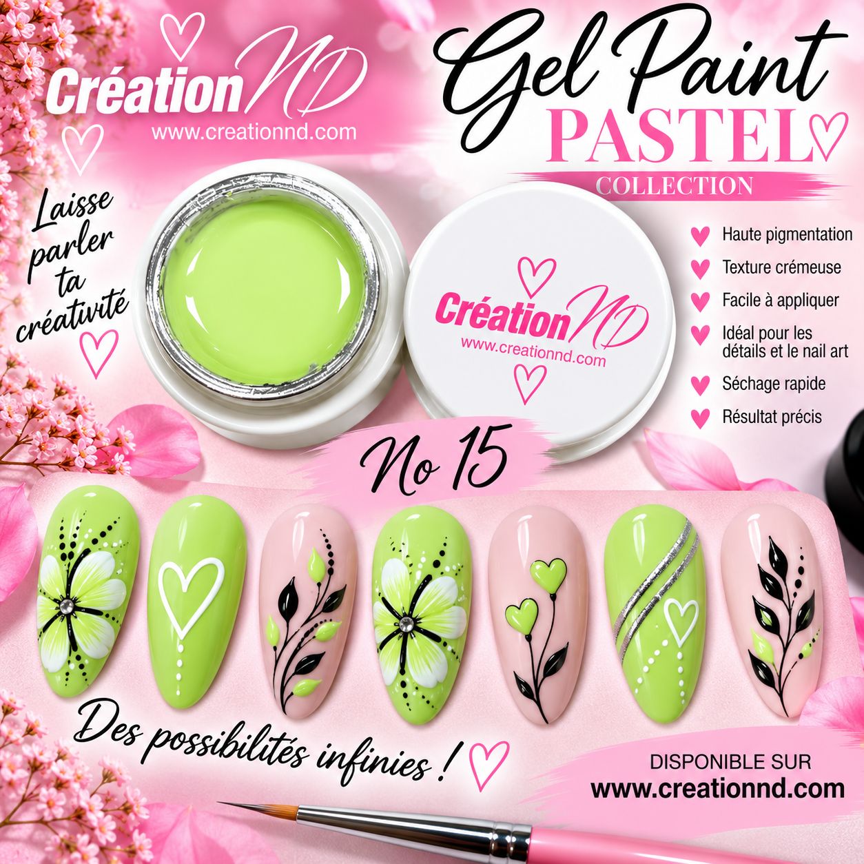 Gel Paint Collection PASTEL 15