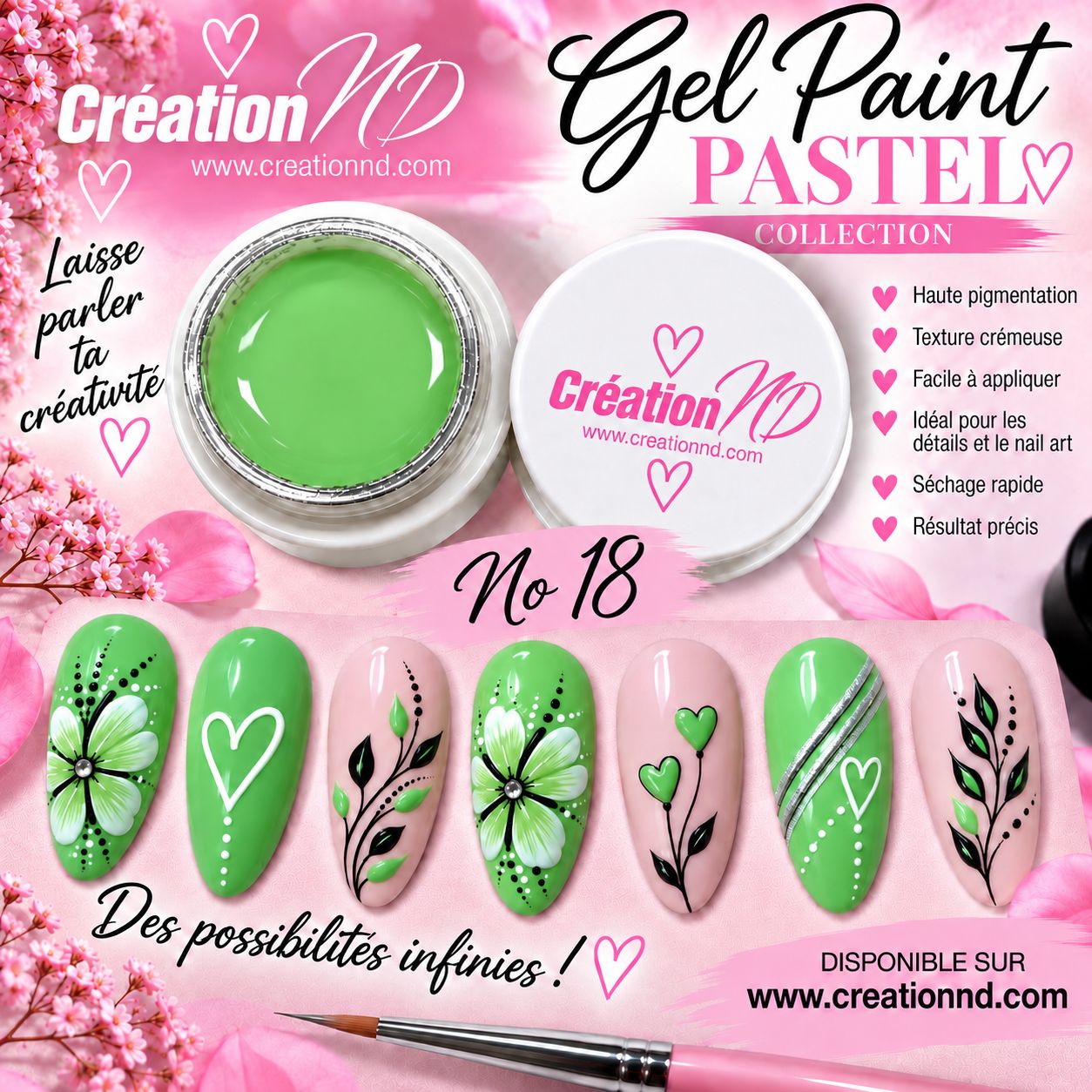 Gel Paint Collection PASTEL 18