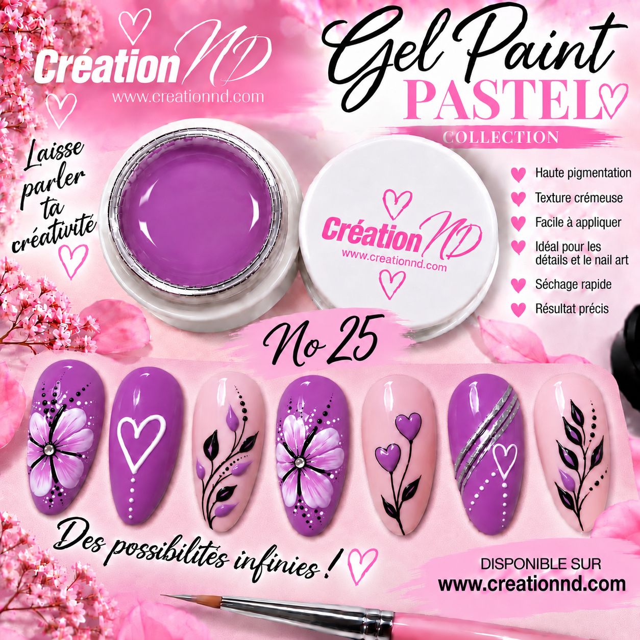 Gel Paint Collection PASTEL 25