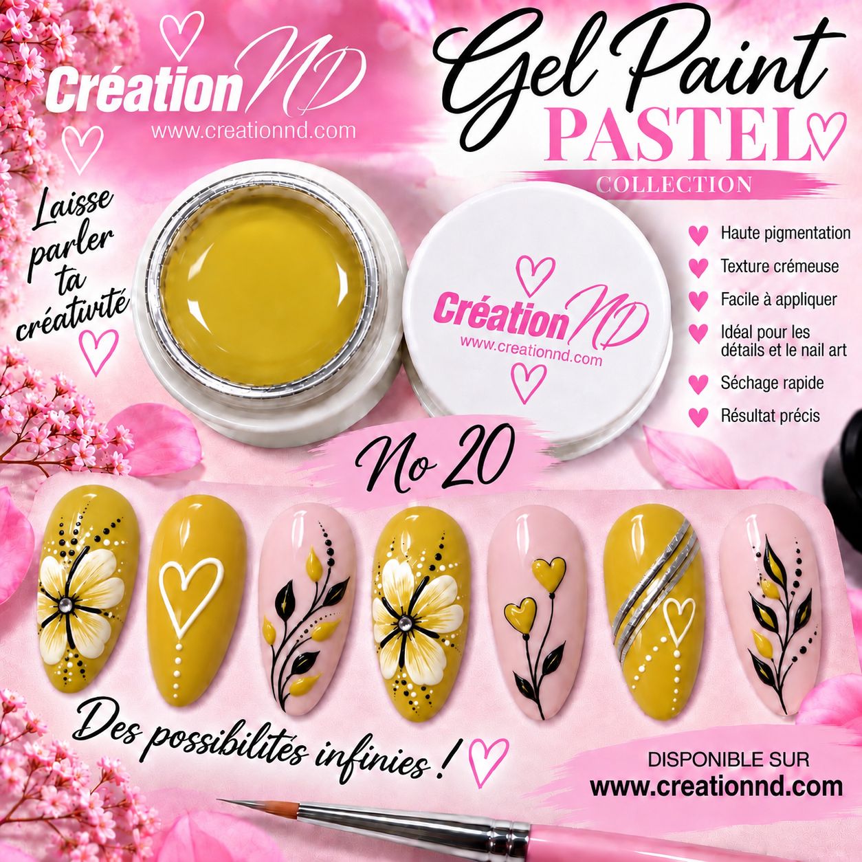 Gel Paint Collection PASTEL 20