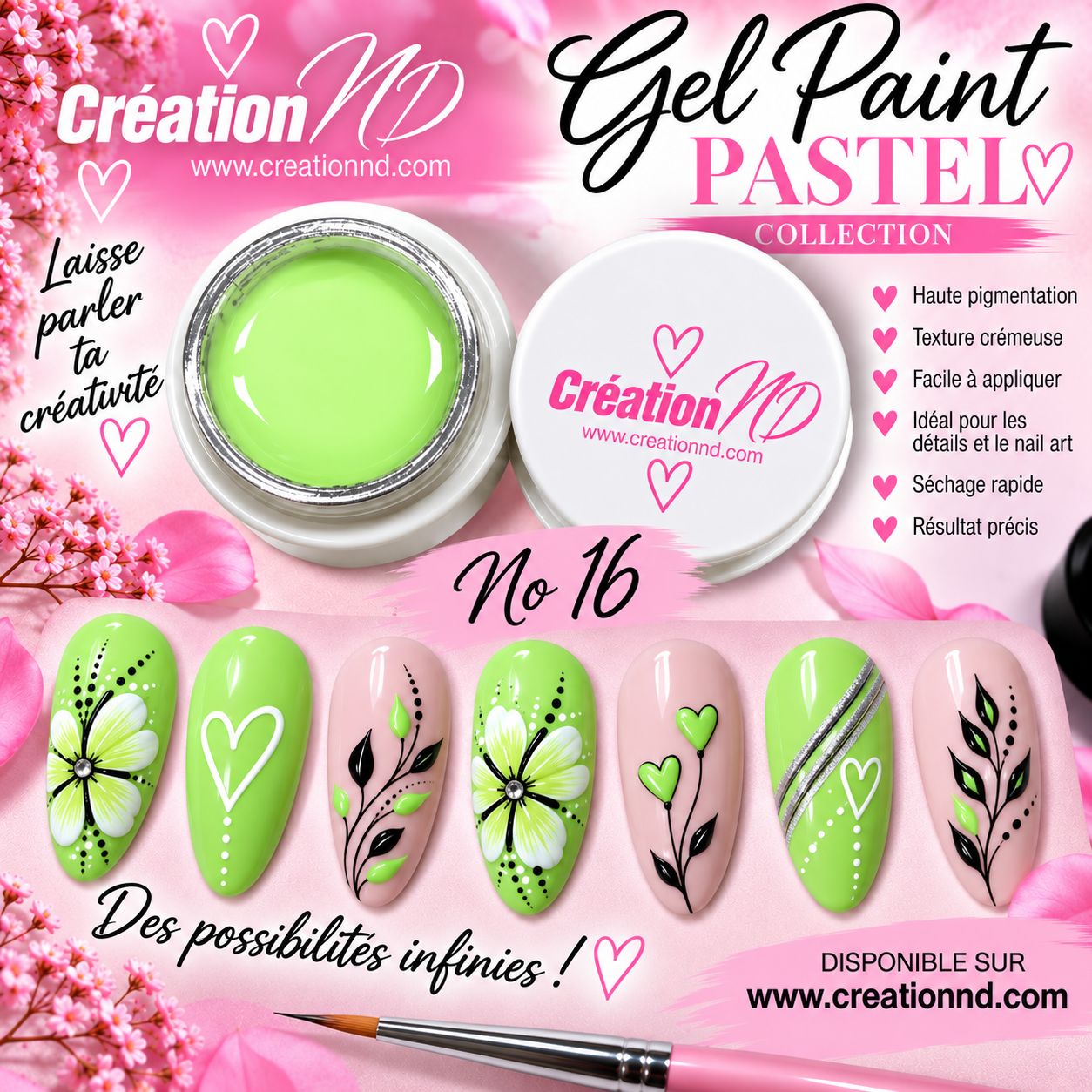 Gel Paint Collection PASTEL 16