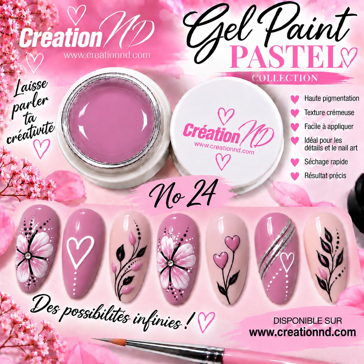 Gel Paint Collection PASTEL 24