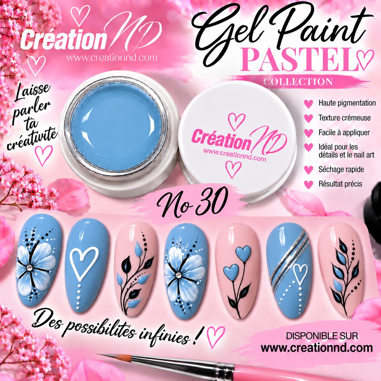 Gel Paint Collection PASTEL 30