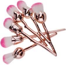 Pinceau époussette rose