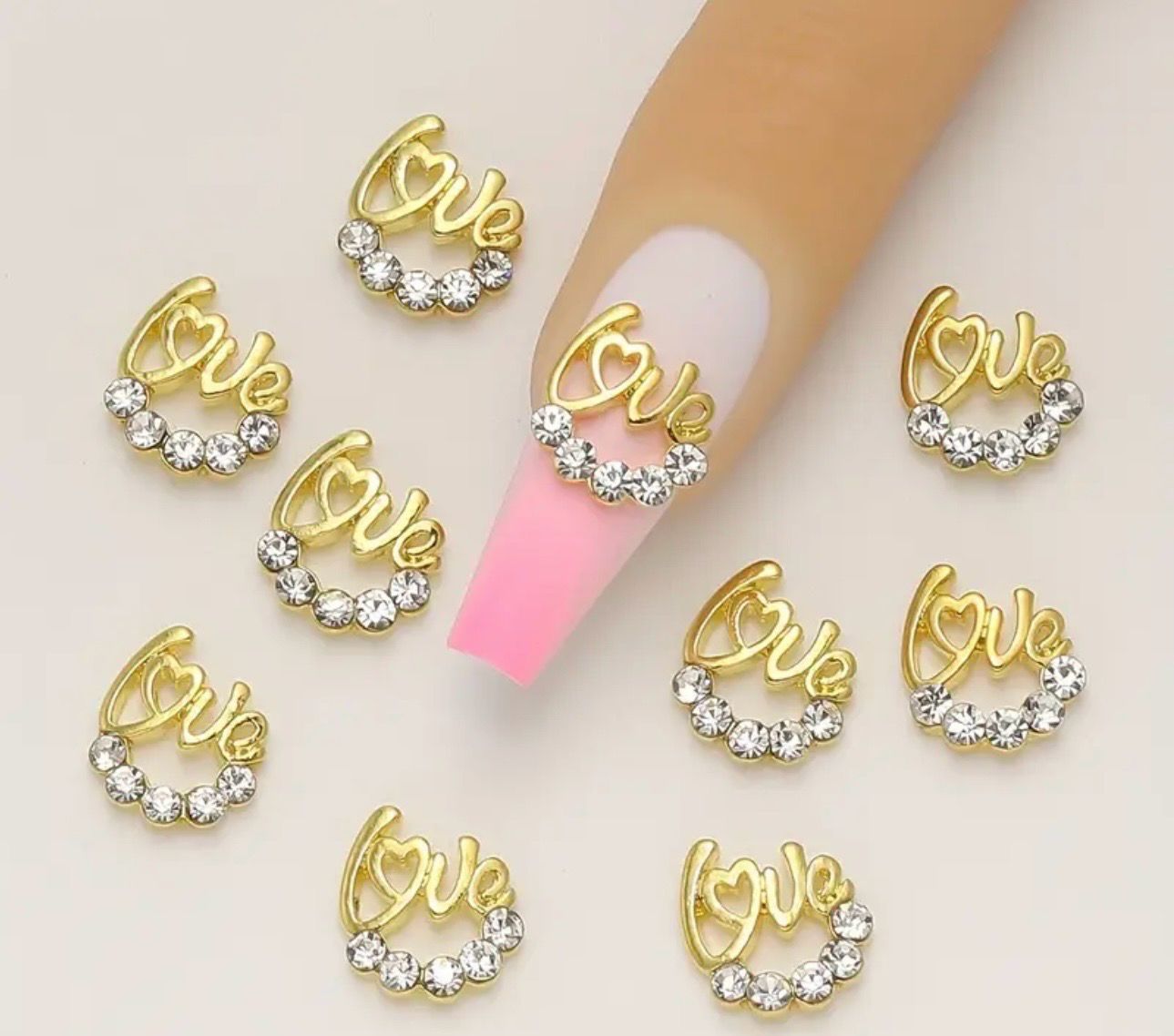 Demi couronne Love St Valentin OR