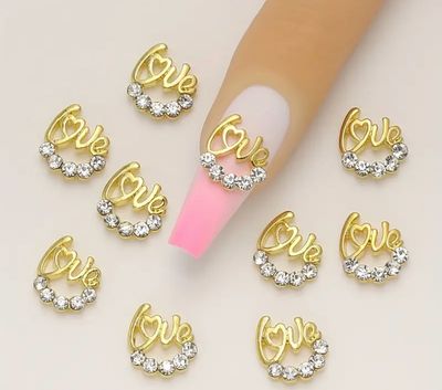Demi couronne Love St Valentin OR