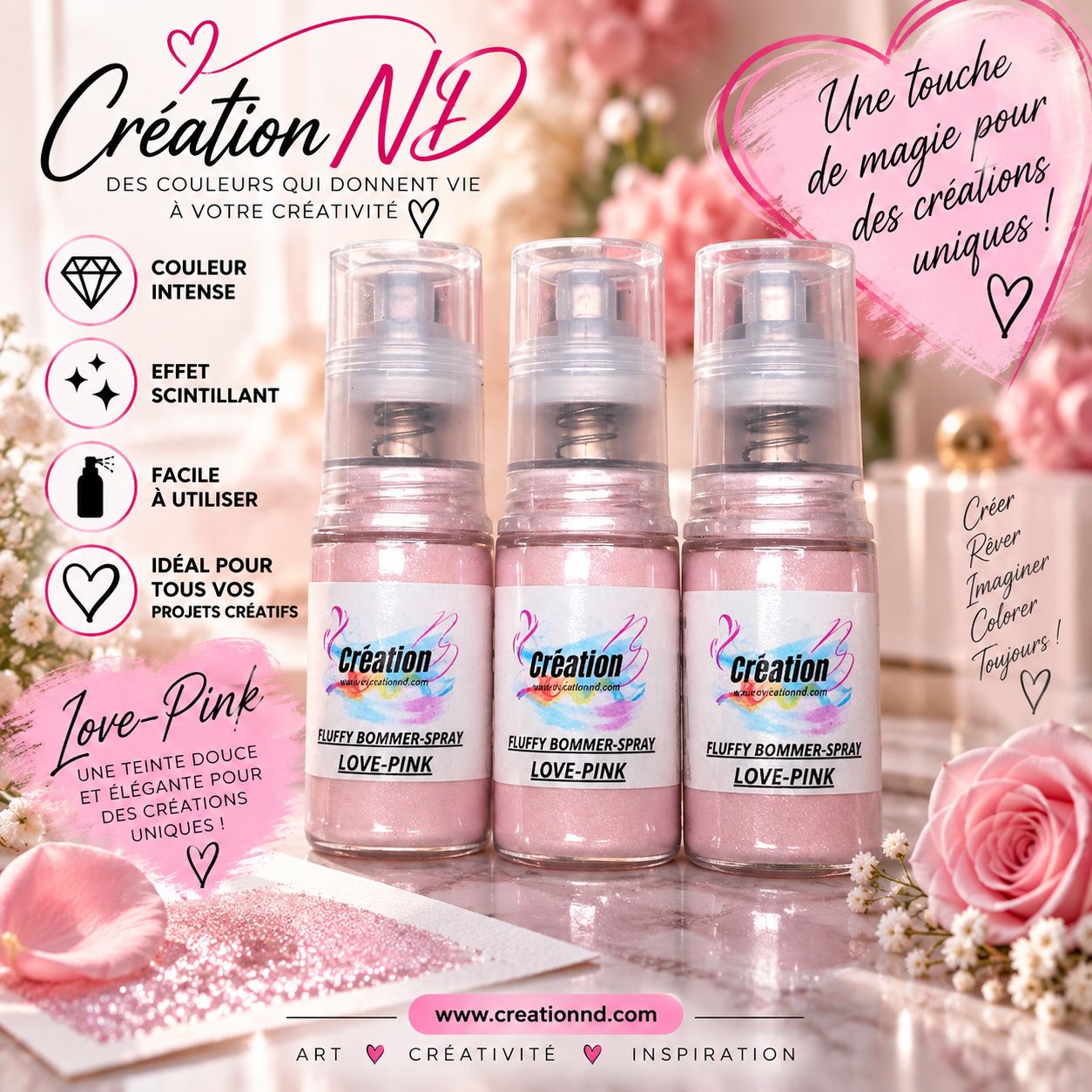 Fluffy Love pink