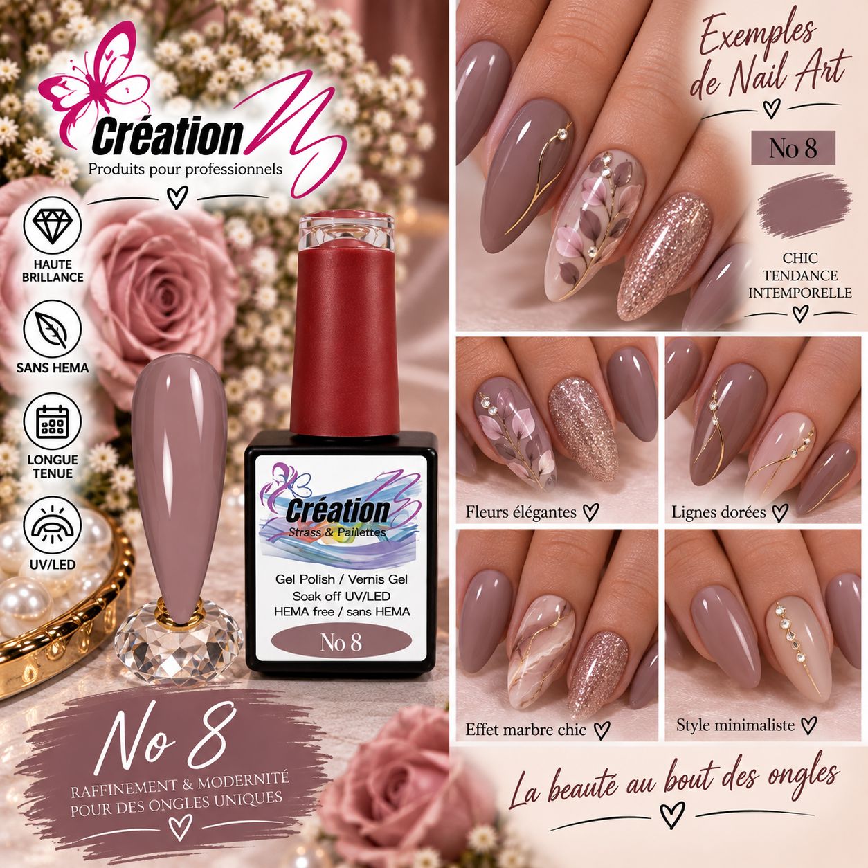 Vernis gel #8