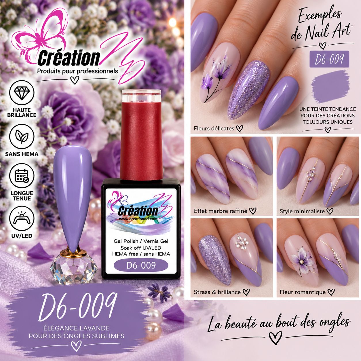 Vernis gel D6-009