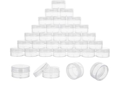 Petit pot translucide demi-onze