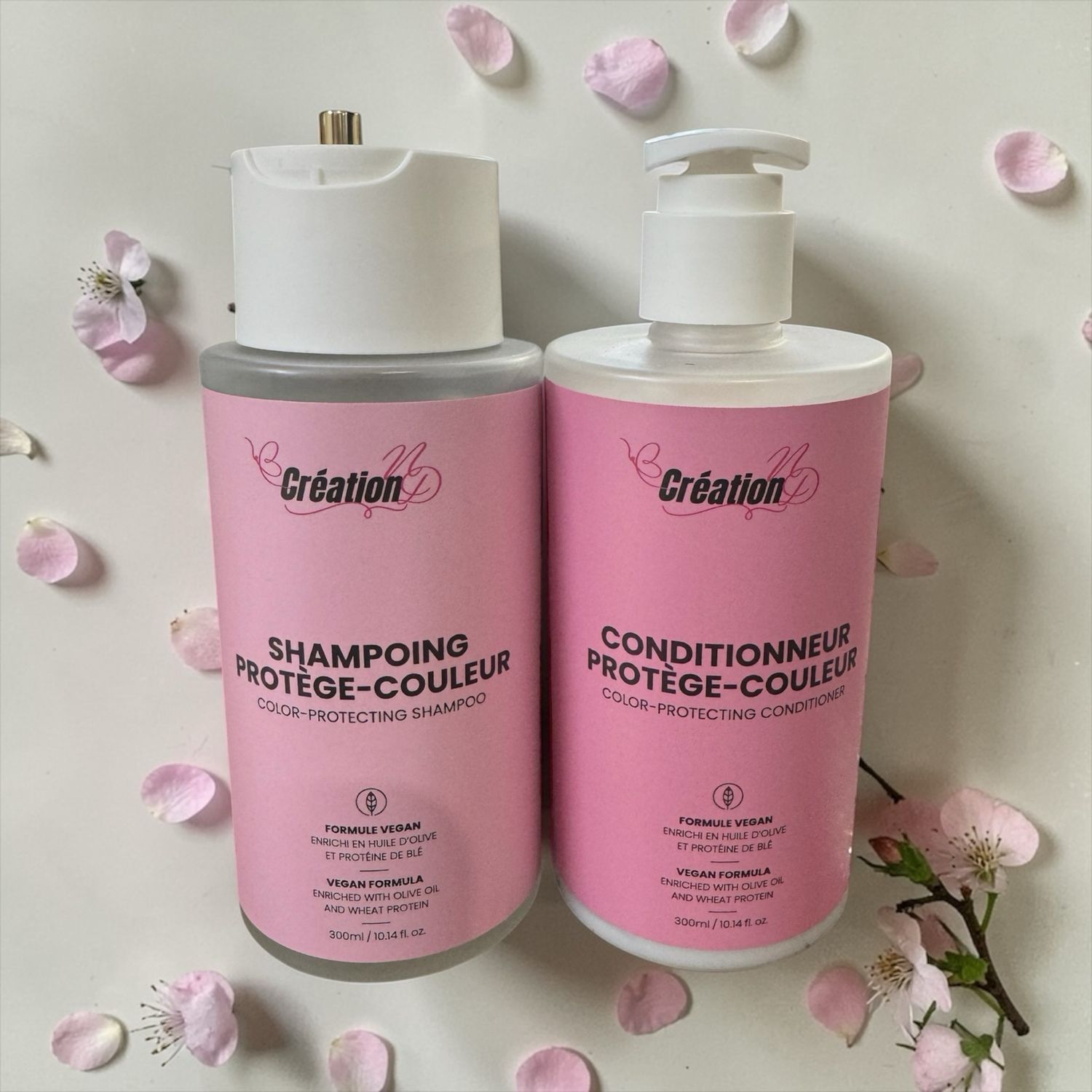 Shampoing et revitalisant