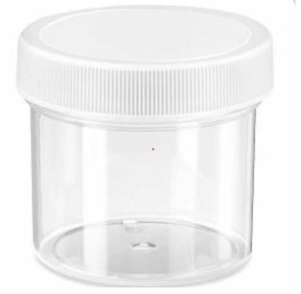 Pot transparent 8 oZ