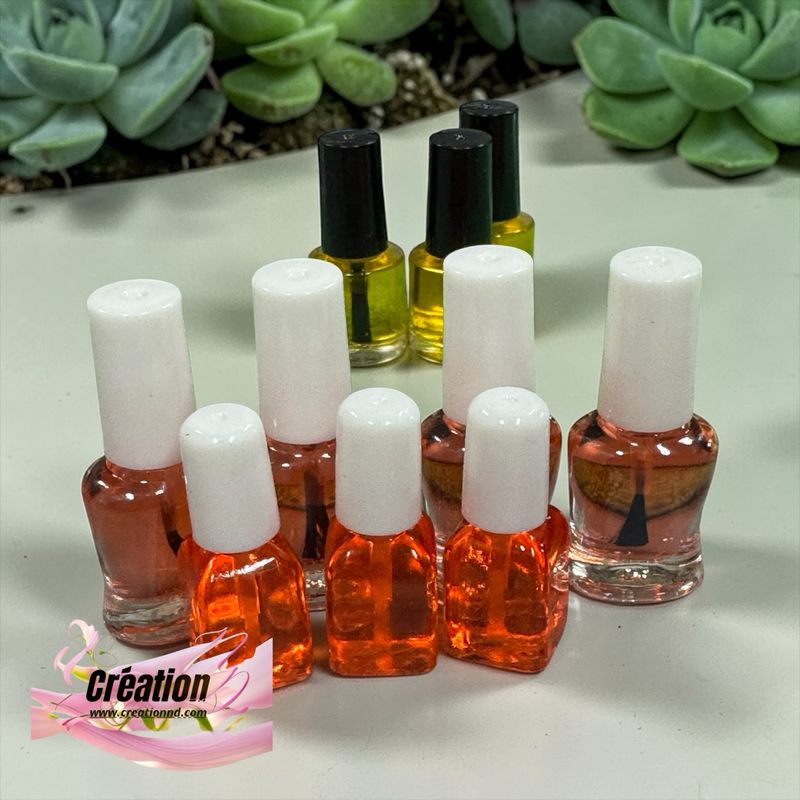 Mini huile à cuticules oranges