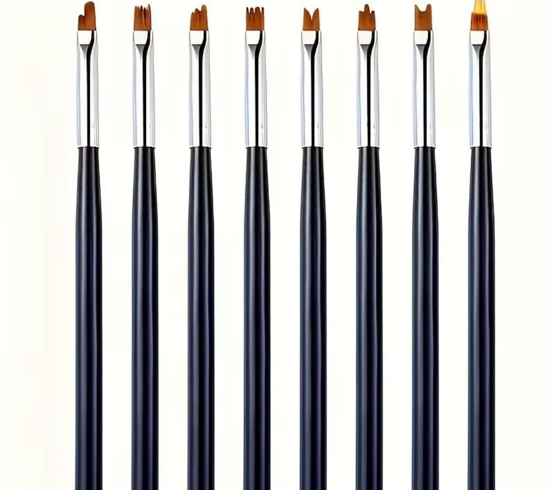 Ensemble de pinceau à pétale