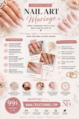 Formation Nail Art mariage