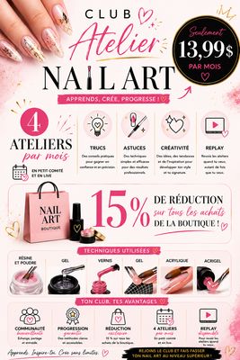 Club d’ateliers Nail Art
