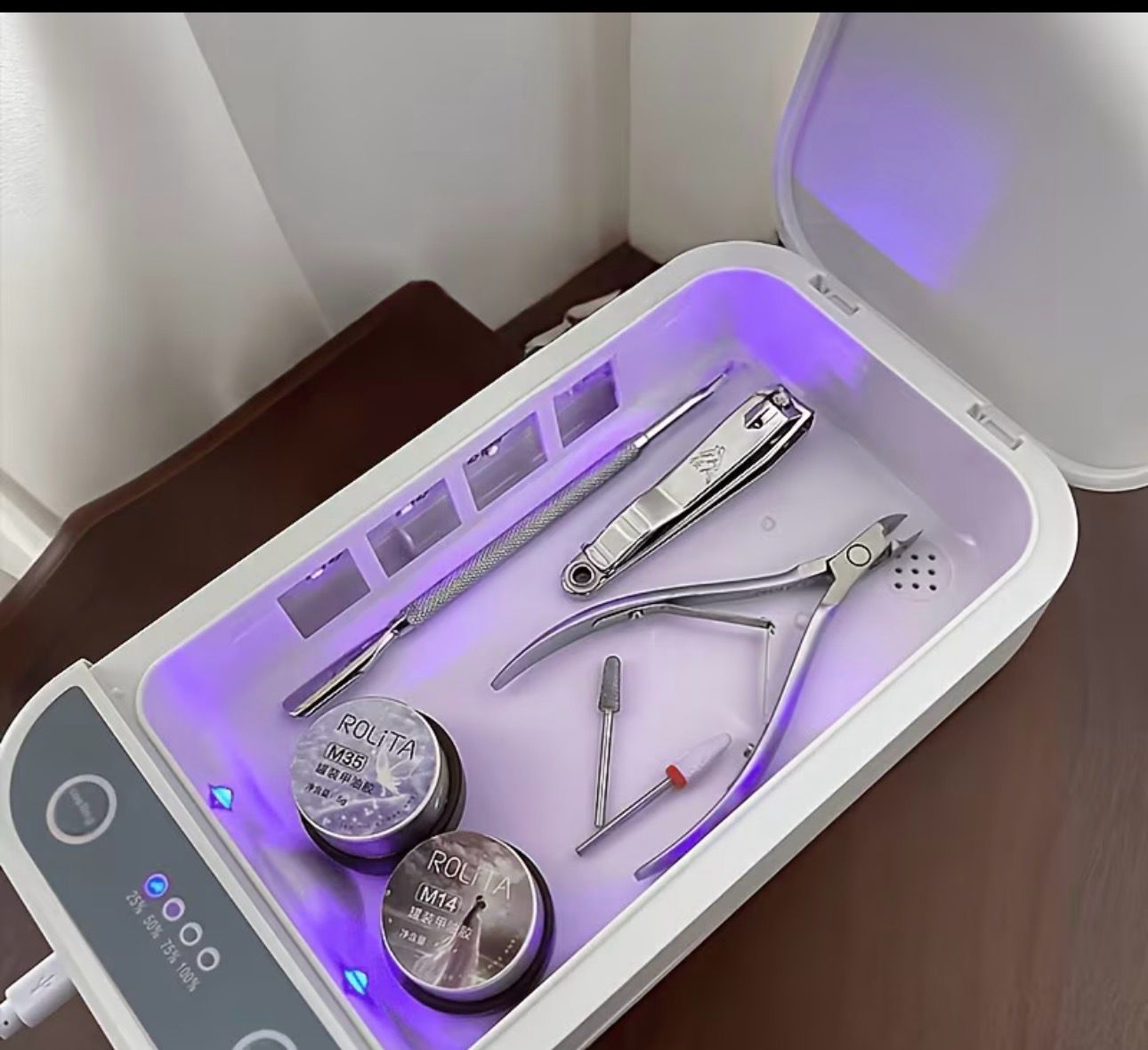 Boîte UV pour outils de manucure, pédicure