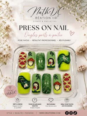 Press-On-Nail Champignons No 1