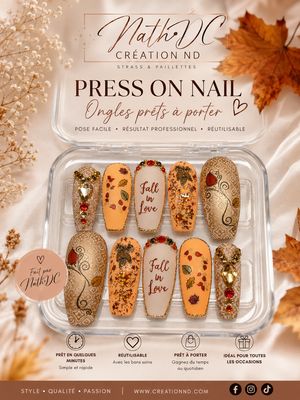Press-On-Nail automne No 2