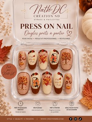 Press-On-Nail automne No 7
