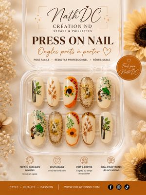Press-On-Nail automne No 15