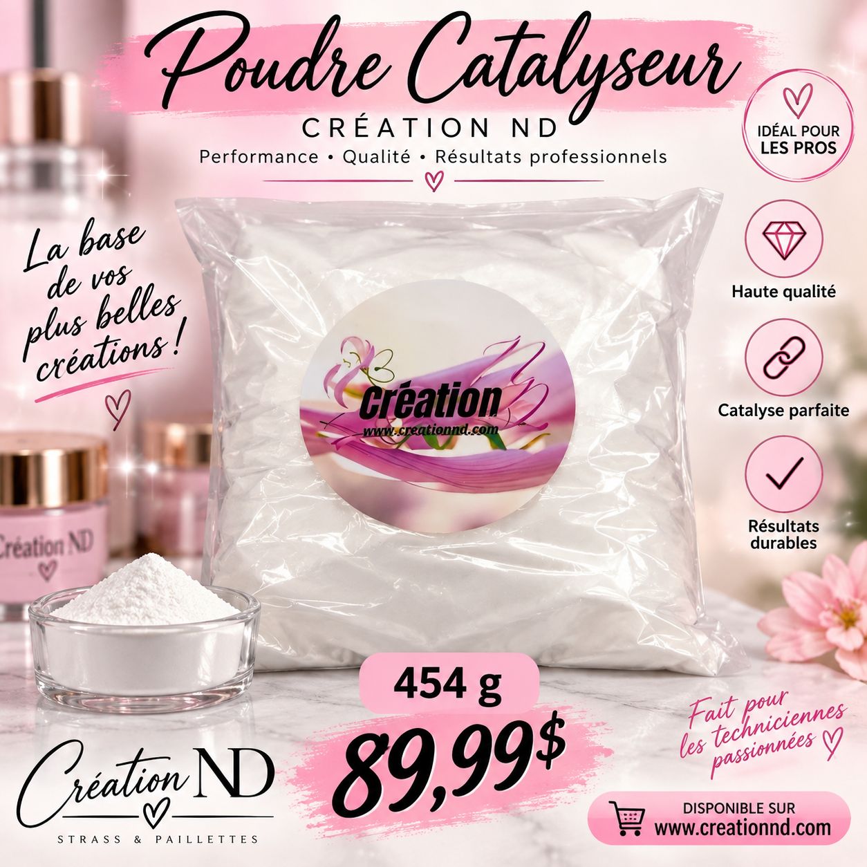 Catalyseur en poudre 454 G Catalyseur en poudre 454 G