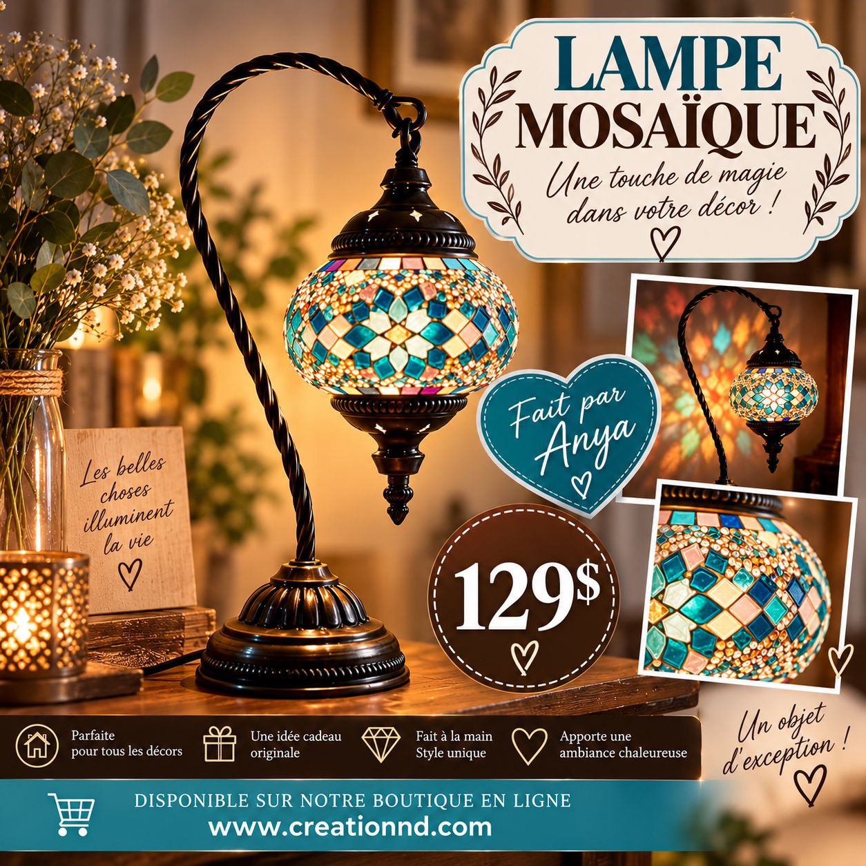 Lampe Mosaïque