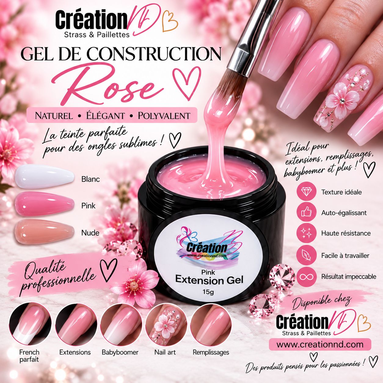 Gel de construction ROSE