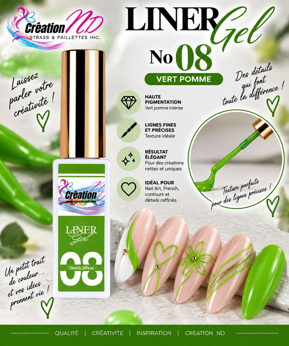 Liner gel No8
