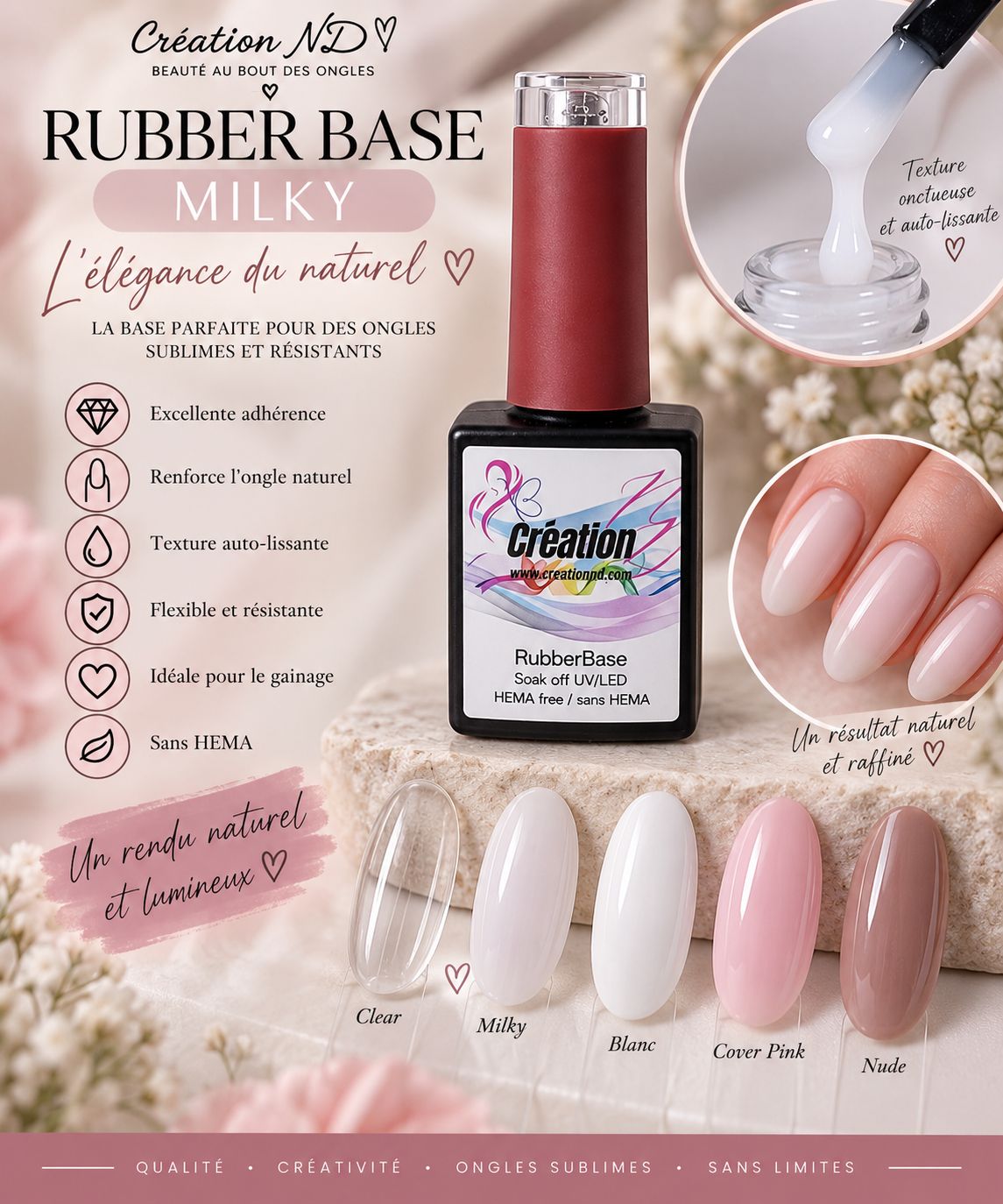 Rubberbase Milky