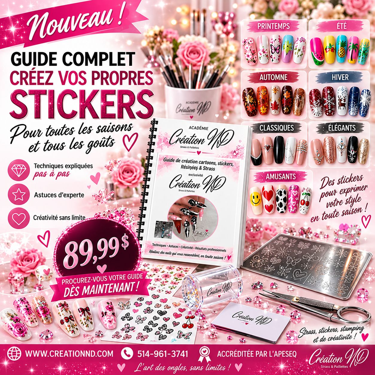 Guide stickers