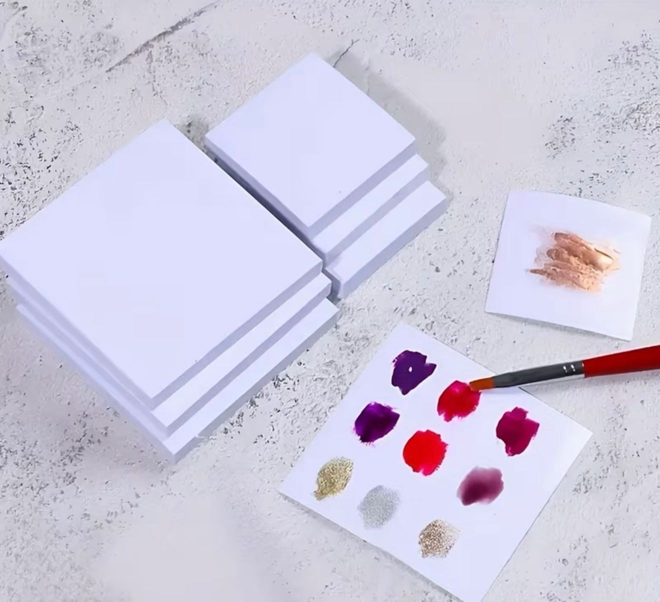 Papier mélangeur de couleur jetable