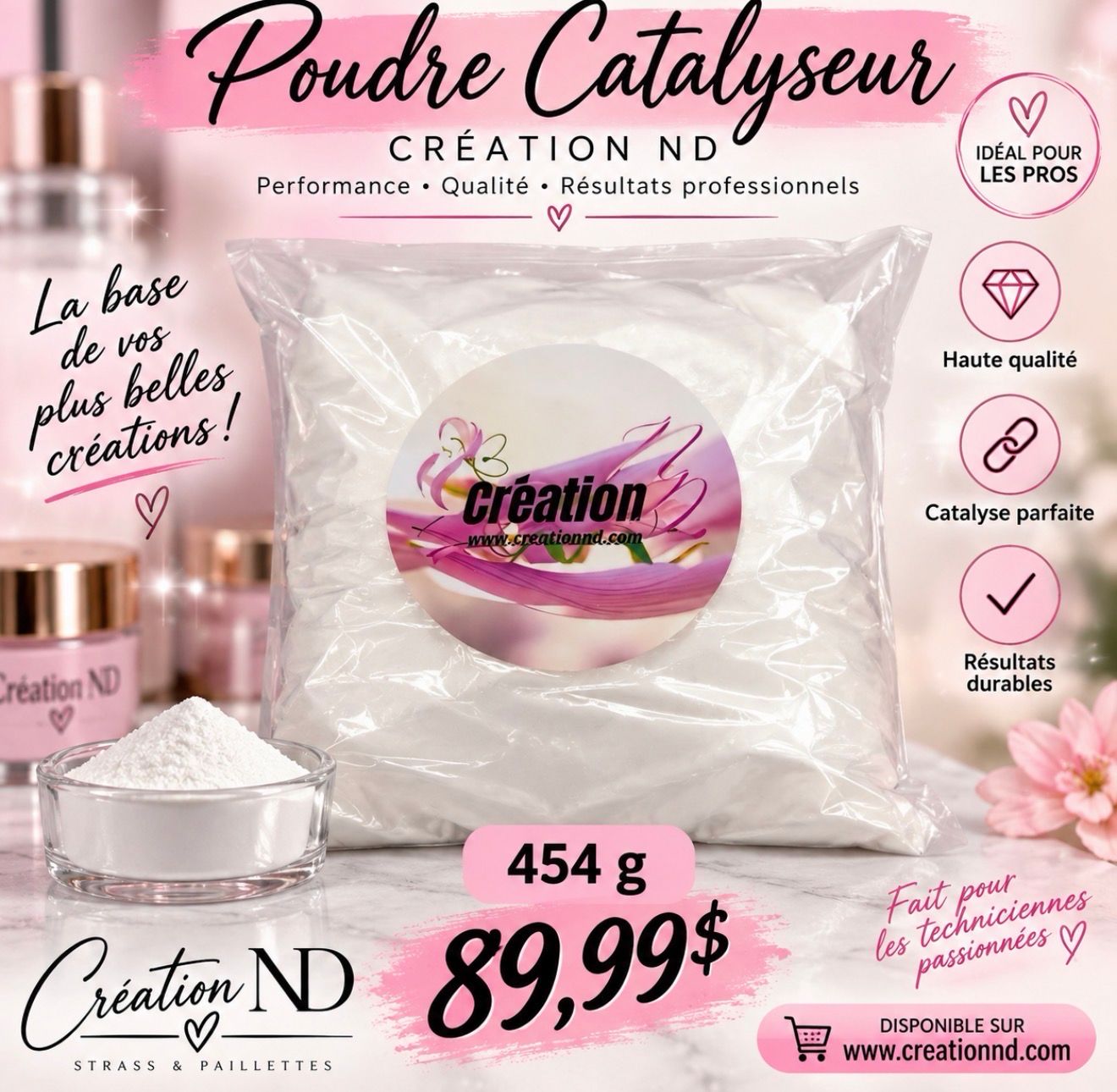 Catalyseur en poudre 454 Gr