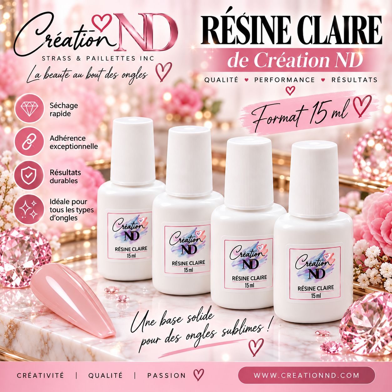 Résine claire 15 ml
