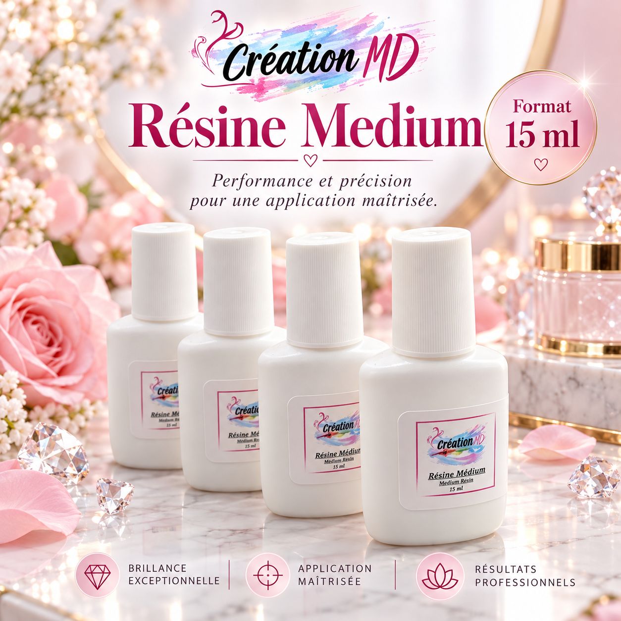 Résine médium 15 ml