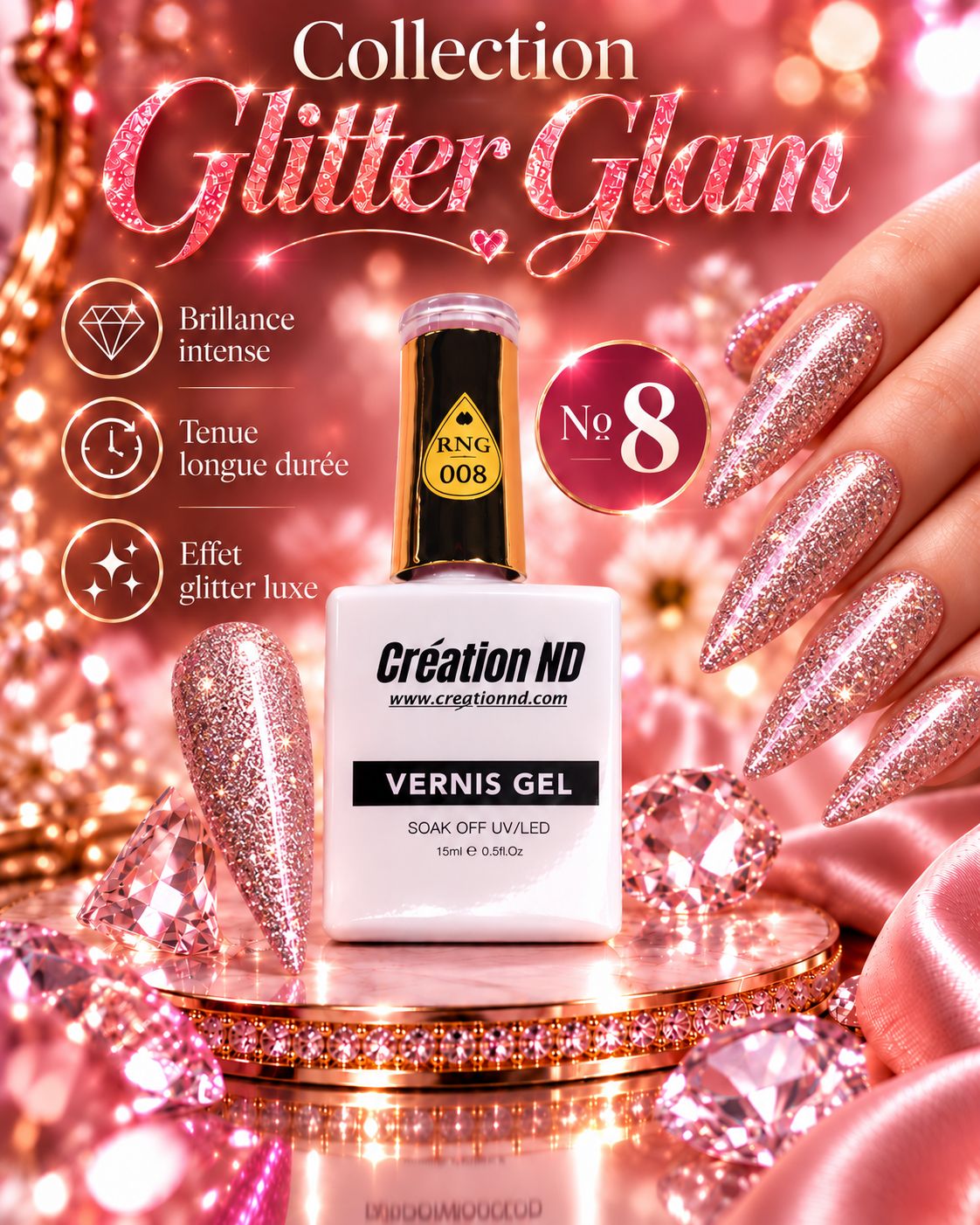 Glitter glam No 8