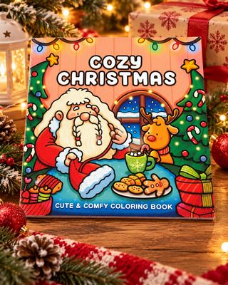 Li re à colorier de Noël