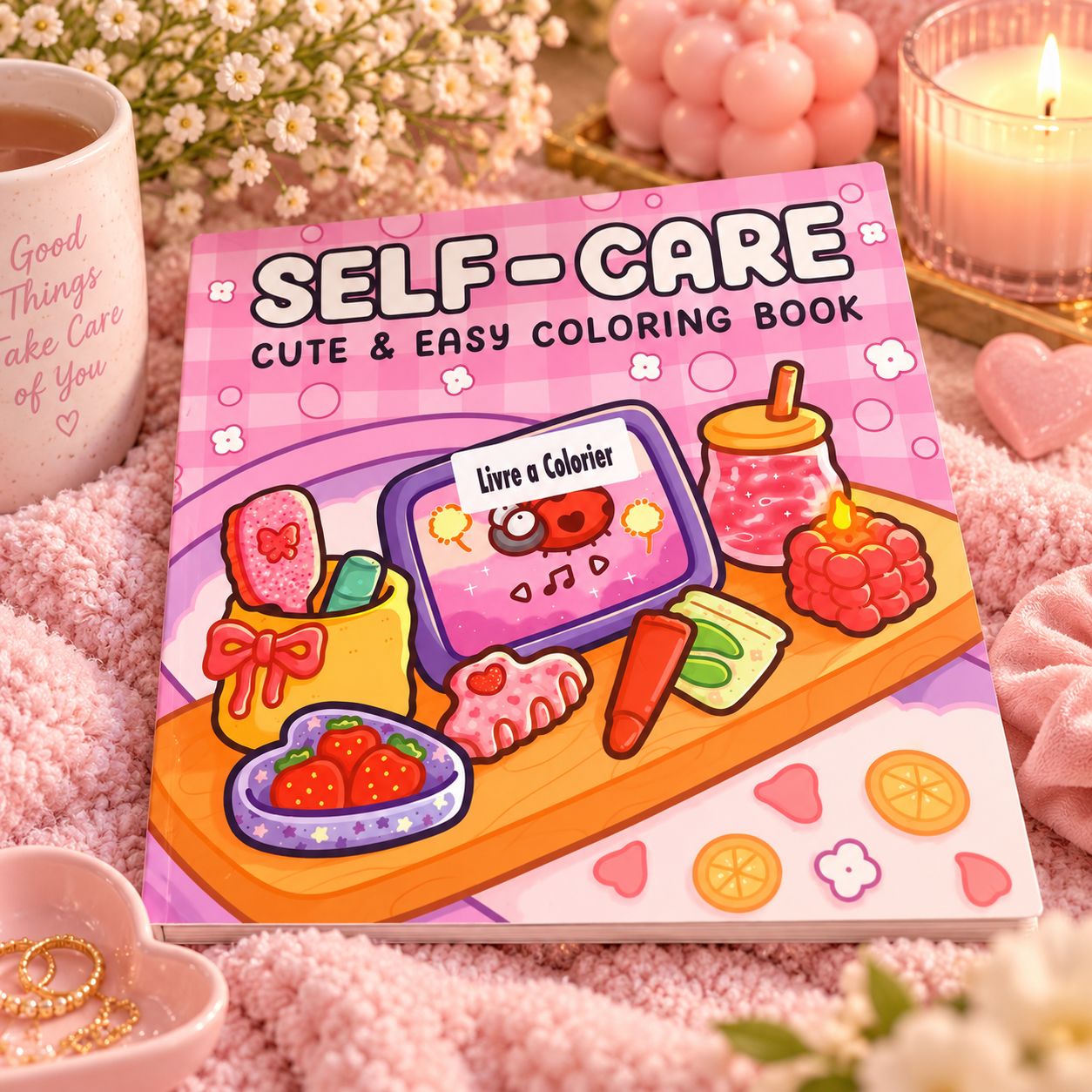 Livre à colorier self care