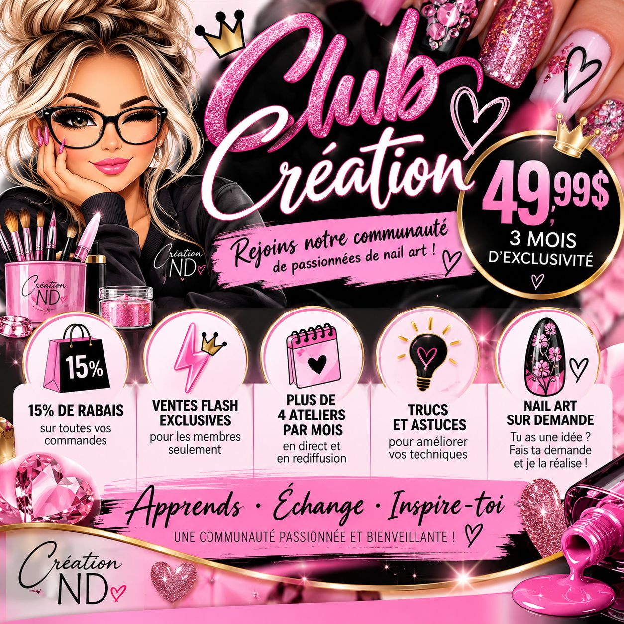 Club nail art