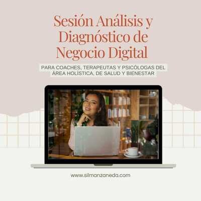 Sesión Análisis y diagnóstico de Negocio Digital de Coaching o Servicio profesional.