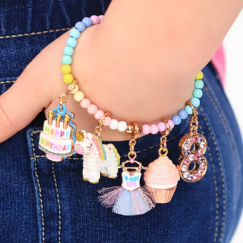 Charm It! Gold Unicorn Pinata Charm