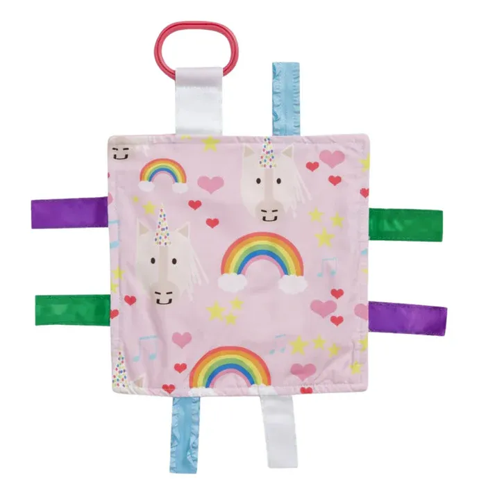 Baby Jack Unicorn Crinkle Square