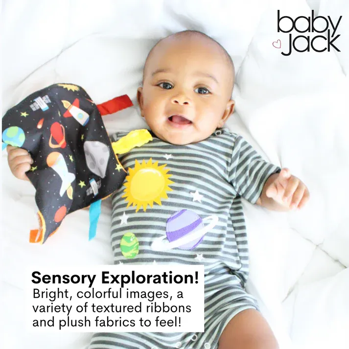 Baby Jack Space Crinkle Square