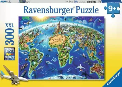Ravensburger World Landmarks Map 300 pc Puzzle