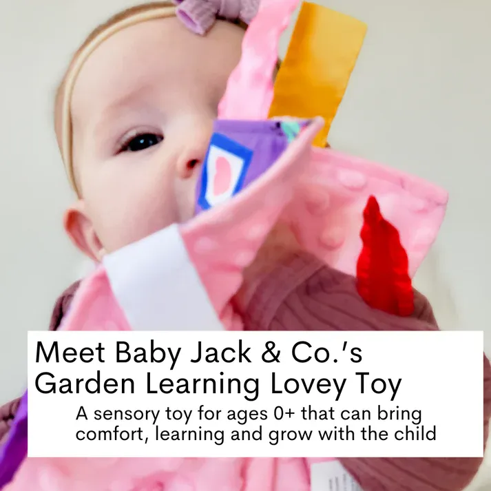 Baby Jack Garden Butterfly and Bees Crinkle Square