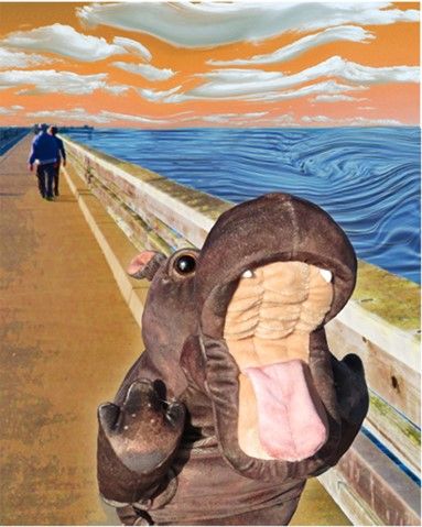 Folkmanis Baby Hippo Puppet