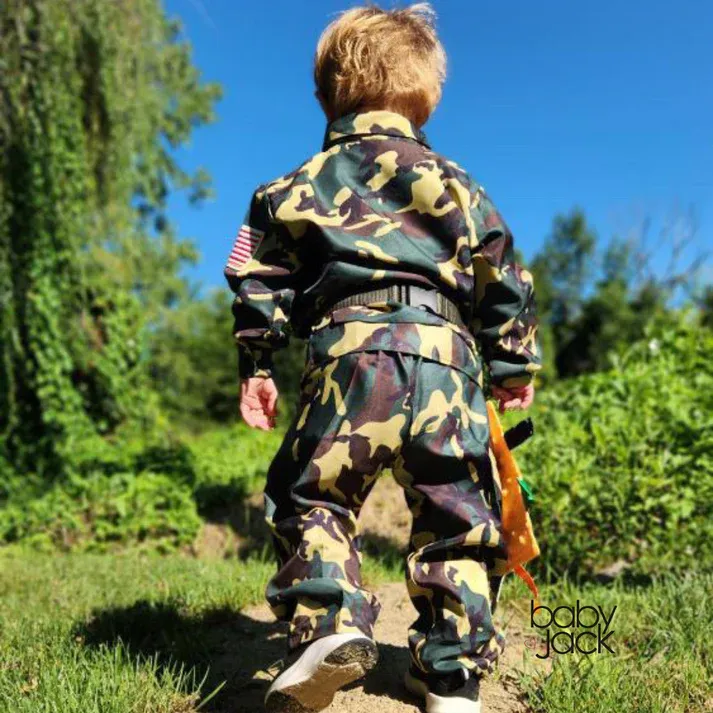 Baby Jack camo crinkle
