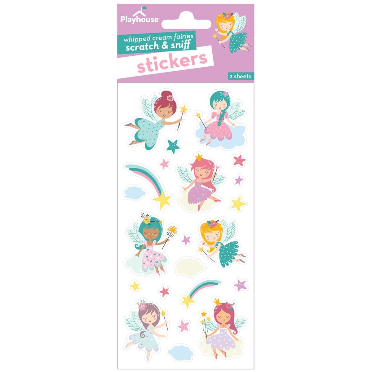 Scratch and Sniff Whipped Cream Fairy Stickers
