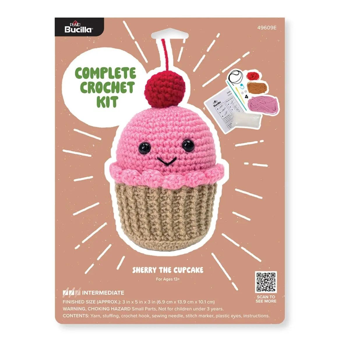 Sherry the Cupcake Crochet Kit